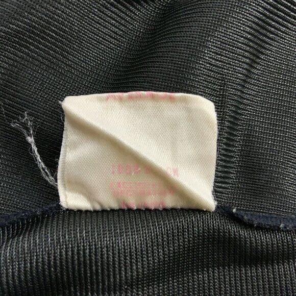 Sears Ladies Full Slip 36 Bust Black Nylon Silky Adjustable Straps Vintage - Picture 6 of 8